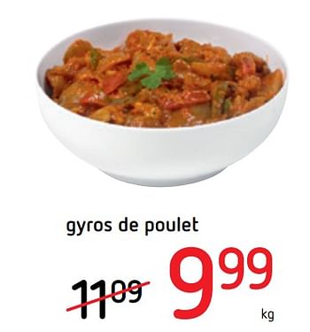 Promotions Gyros de poulet - Produit Maison - Spar Retail - Valide de 11/03/2021 à 24/03/2021 chez Spar (Colruytgroup)