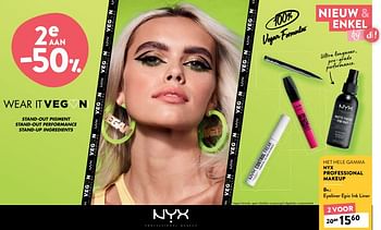 Promoties Eyeliner epic ink liner - NYX  - Geldig van 10/03/2021 tot 23/03/2021 bij DI