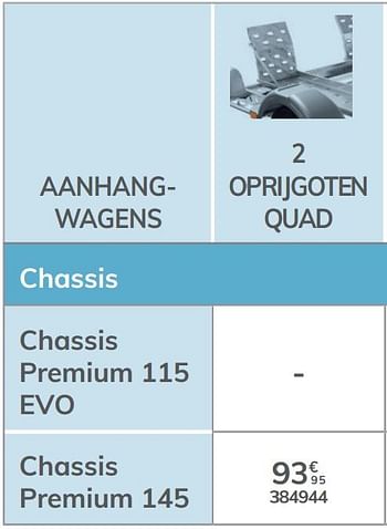 Promoties 2 oprijgoten quad chassis premium 145 - Norauto - Geldig van 04/03/2021 tot 31/12/2021 bij Auto 5
