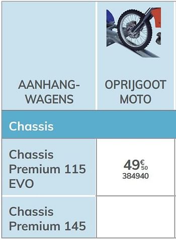 Promoties Oprijgoot mot chassis premium 115 evo - Norauto - Geldig van 04/03/2021 tot 31/12/2021 bij Auto 5