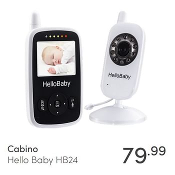 Promoties Cabino hello baby hb24 - Cabino - Geldig van 14/03/2021 tot 20/03/2021 bij Baby & Tiener Megastore