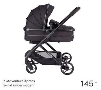 Promoties X-adventure xpress 2-in-1 kinderwagen - Xadventure - Geldig van 14/03/2021 tot 20/03/2021 bij Baby & Tiener Megastore
