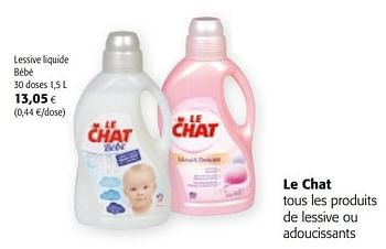 Promo Le Chat Lessive liquide chez Colruyt