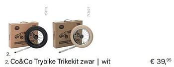 Promoties Co+co trybike trikekit zwar wit - Trybike - Geldig van 14/03/2021 tot 31/05/2021 bij Multi Bazar