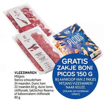 Promoties Vleeswaren mitjans - Huismerk - Alvo - Geldig van 24/03/2021 tot 06/04/2021 bij Alvo