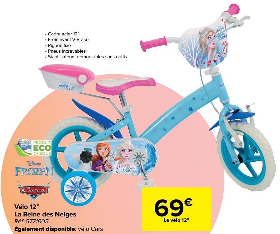 Velo reine des online neiges carrefour