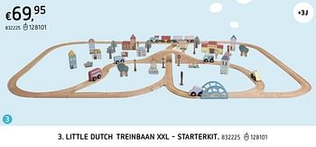 Promoties Little dutch treinbaan xxl - starterkit - Little Dutch - Geldig van 25/03/2021 tot 04/04/2021 bij Dreamland