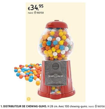 Promotions Distributeur de chewing-gums - Produit maison - Dreamland - Valide de 25/03/2021 à 04/04/2021 chez Dreamland