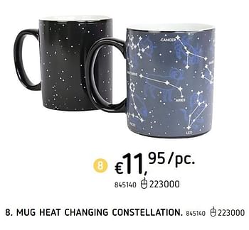 Promotions Mug heat changing constellation - Produit maison - Dreamland - Valide de 25/03/2021 à 04/04/2021 chez Dreamland