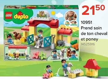 Promotions 10951 prend soin de ton cheval et poney - Lego - Valide de 18/03/2021 à 18/04/2021 chez Euro Shop