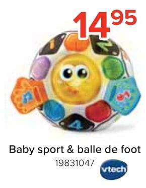 Promotions Baby sport + balle de foot - Vtech - Valide de 18/03/2021 à 18/04/2021 chez Euro Shop