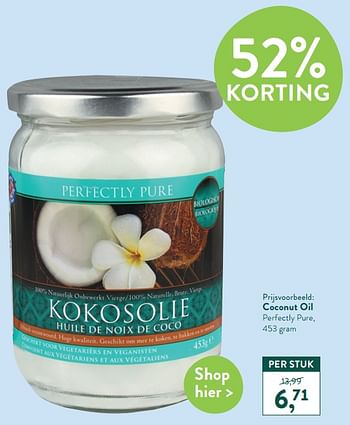 Promoties Coconut oil perfectly pure - Perfectly Pure - Geldig van 22/03/2021 tot 18/04/2021 bij Holland & Barret