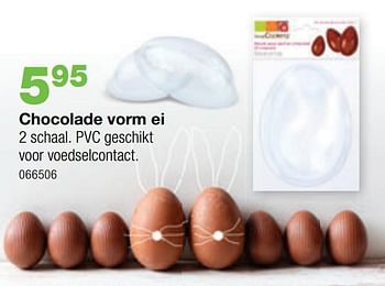 Promoties Chocolade vorm ei - Huismerk - Home & Co - Geldig van 08/03/2021 tot 25/04/2021 bij Home & Co