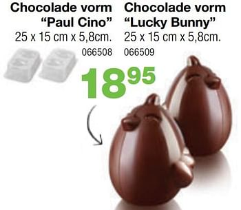 Promoties Chocolade vorm paul cino - Huismerk - Home & Co - Geldig van 08/03/2021 tot 25/04/2021 bij Home & Co