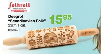 Promoties Deegrol scandinavian folk - Folkroll - Geldig van 08/03/2021 tot 25/04/2021 bij Home & Co
