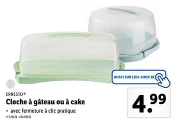 Ernesto Cloche A Gateau Ou A Cake En Promotion Chez Lidl