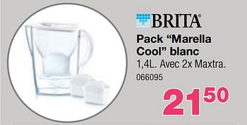 Promotions Pack marella cool blanc - Brita - Valide de 08/03/2021 à 25/04/2021 chez Home & Co