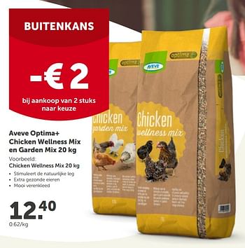 Promoties Chicken wellness mix - Huismerk - Aveve - Geldig van 31/03/2021 tot 10/04/2021 bij Aveve