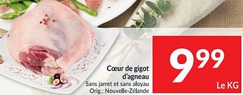 Promoties Coeur de gigot d`agneau - Huismerk - Intermarche - Geldig van 30/03/2021 tot 05/04/2021 bij Intermarche