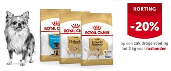 Promoties Korting -20% royal canin - Royal Canin - Geldig van 31/03/2021 tot 10/04/2021 bij Aveve