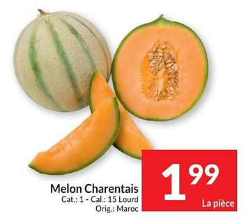 Promoties Melon charentais - Huismerk - Intermarche - Geldig van 30/03/2021 tot 05/04/2021 bij Intermarche