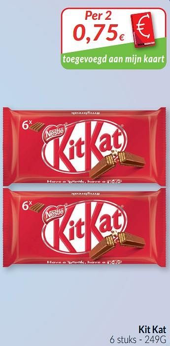 Promotions Kit kat - Nestlé - Valide de 01/04/2021 à 30/04/2021 chez Intermarche