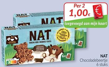 Promoties Nat chocoladebeertje - Nat - Geldig van 01/04/2021 tot 30/04/2021 bij Intermarche