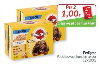 Promoties Pedigree pouches voor honden senior - Pedigree - Geldig van 01/04/2021 tot 30/04/2021 bij Intermarche