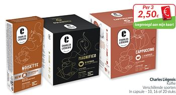 Promoties Charles liégeois koffie - Cafe Liegeois - Geldig van 01/04/2021 tot 30/04/2021 bij Intermarche