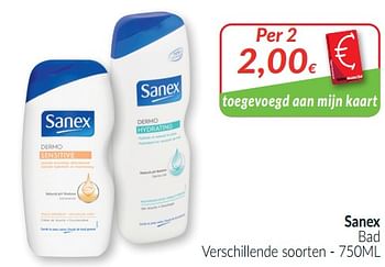 Promoties Sanex bad - Sanex - Geldig van 01/04/2021 tot 30/04/2021 bij Intermarche