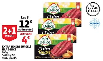 Promotions Extra tendre surgelé isla délice - Isla Delice - Valide de 31/03/2021 à 30/04/2021 chez Auchan Ronq