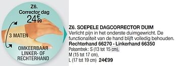 Promoties Soepele dagcorrector duim - Epitact - Geldig van 01/04/2021 tot 15/06/2021 bij Damart