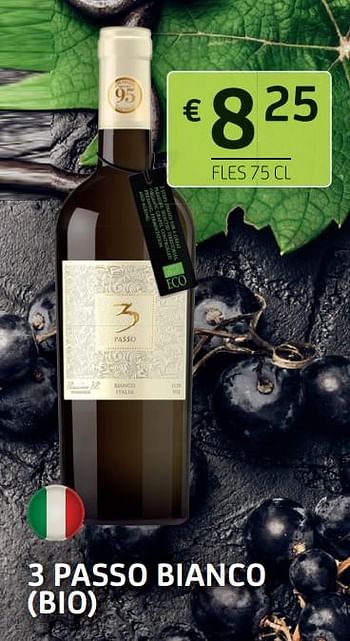 Promoties 3 passo bianco (bio) - Witte wijnen - Geldig van 02/04/2021 tot 08/04/2021 bij BelBev