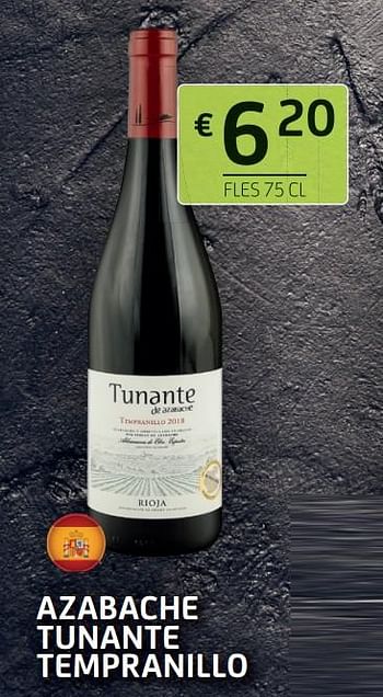 Promoties Azabache tunante tempranillo - Rode wijnen - Geldig van 02/04/2021 tot 08/04/2021 bij BelBev