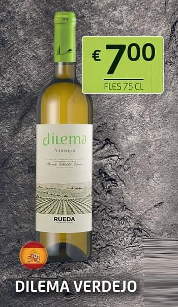 Promoties Dilema verdejo - Witte wijnen - Geldig van 02/04/2021 tot 08/04/2021 bij BelBev