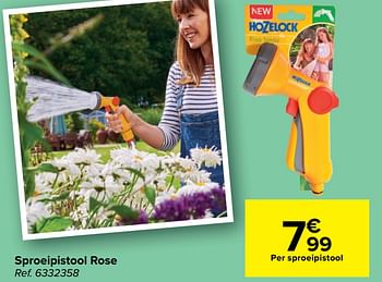 Promoties Sproeipistool rose - Hozelock - Geldig van 30/03/2021 tot 30/06/2021 bij Carrefour