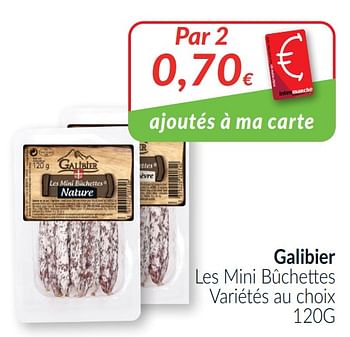 Promotions Galibier les mini bûchettes - Le Galibier - Valide de 01/04/2021 à 30/04/2021 chez Intermarche