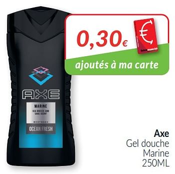 Promotions Axe gel douche marine - Axe - Valide de 01/04/2021 à 30/04/2021 chez Intermarche