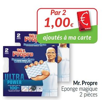 Mr. Propre Mr. propre eponge magique - En promotion chez Intermarche