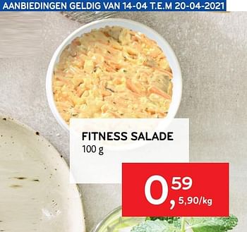 Promoties Fitness salade - Huismerk - Alvo - Geldig van 14/04/2021 tot 20/04/2021 bij Alvo