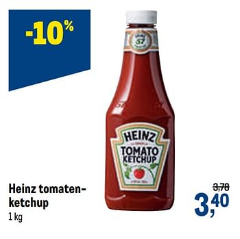 Promoties Heinz tomatenketchup - Heinz - Geldig van 07/04/2021 tot 20/04/2021 bij Makro