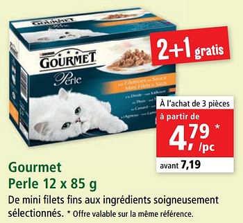 Promoties Gourmet perle - Purina - Geldig van 07/04/2021 tot 14/04/2021 bij Maxi Zoo