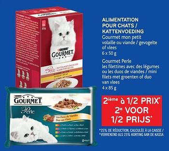 Promotions Alimentation pour chats 2ième à 1-2 prix - Purina - Valide de 07/04/2021 à 20/04/2021 chez Alvo