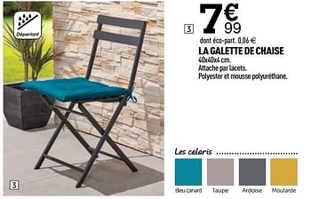 Promoties La galette de chaise - Huismerk - Centrakor - Geldig van 29/03/2021 tot 09/05/2021 bij Centrakor