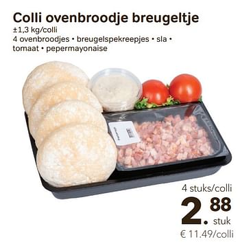 Promoties Colli ovenbroodje breugeltje - Huismerk - Bon'Ap - Geldig van 31/03/2021 tot 15/06/2021 bij Bon'Ap