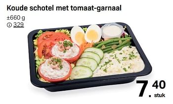 Promoties Koude schotel met tomaat-garnaal - Huismerk - Buurtslagers - Geldig van 31/03/2021 tot 27/04/2021 bij Buurtslagers