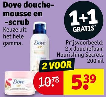 Promoties Douchefoam nourishing secrets - Dove - Geldig van 06/04/2021 tot 18/04/2021 bij Kruidvat