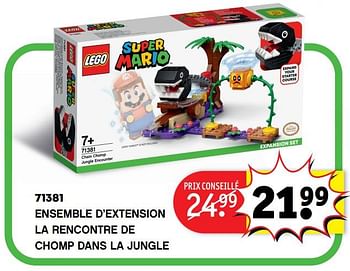 Promotions 71381 ensemble d`extension la rencontre de chomp dans la jungle - Lego - Valide de 06/04/2021 à 18/04/2021 chez Kruidvat