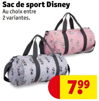 Promotions Sac de sport disney - Disney - Valide de 06/04/2021 à 18/04/2021 chez Kruidvat