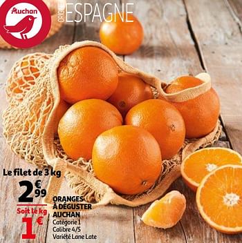 Promotions Oranges à déguster auchan - Produit Maison - Auchan Ronq - Valide de 06/04/2021 à 13/04/2021 chez Auchan Ronq
